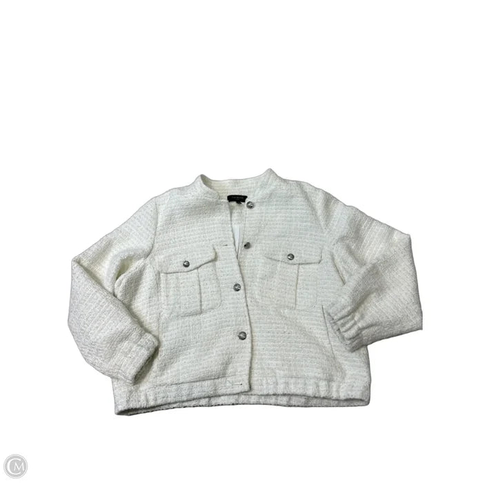 Jacket Other By Talbots In White, Size: 1x