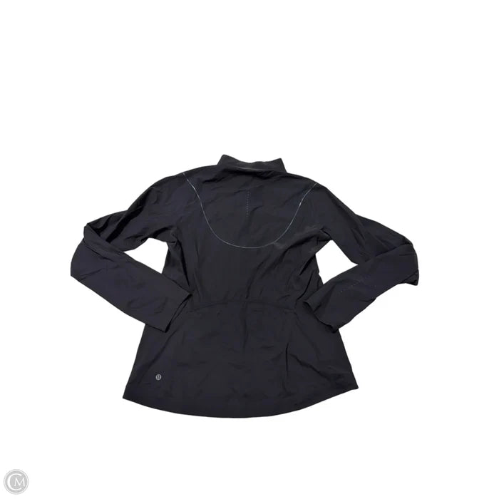 Jacket Windbreaker By Lululemon In Black, Size: L