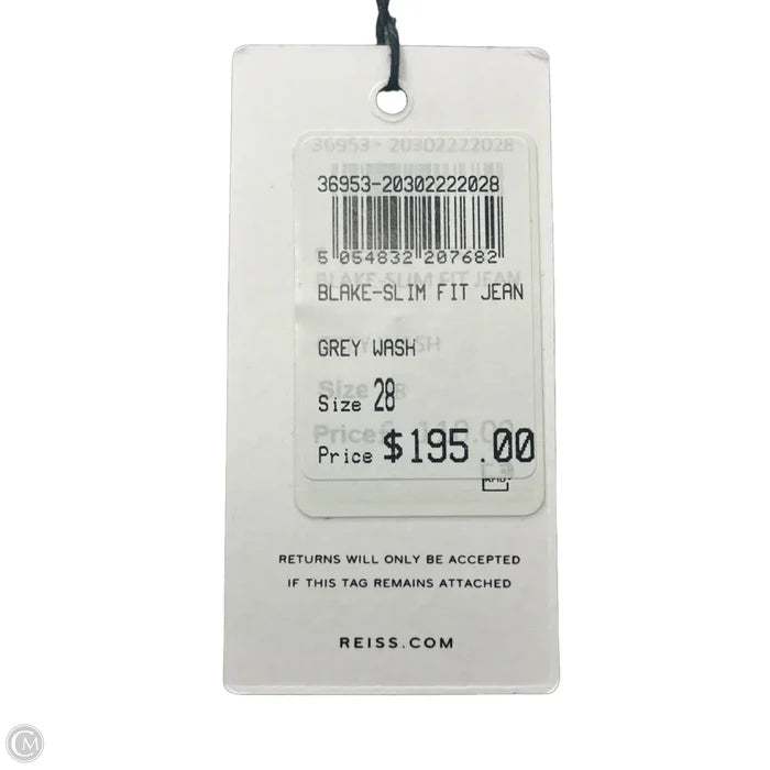 Jeans Boyfriend By Reiss In Grey, Size: 6