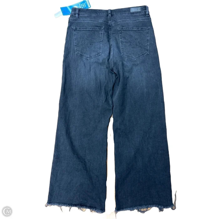 Jeans Cropped By Adriano Goldschmied In Black, Size: 8