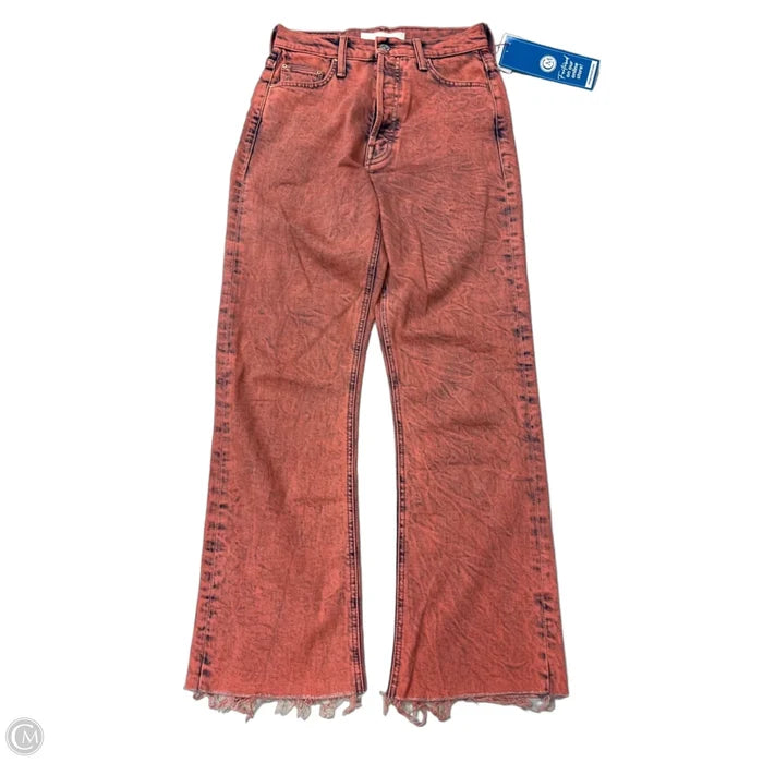 Jeans Designer By Mother In Blue & Orange, Size: 0