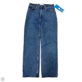 Jeans Straight By Abercrombie And Fitch In Blue Denim, Size: 4