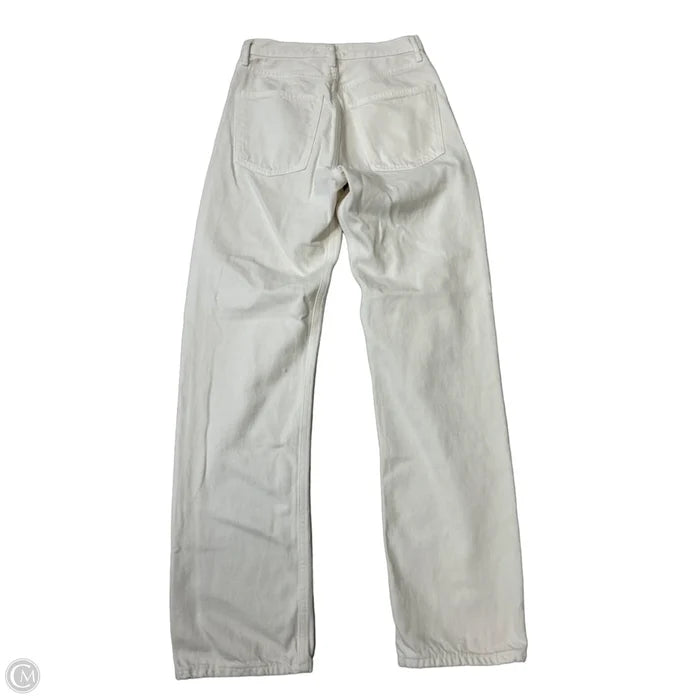 Jeans Straight By Agolde In White, Size: 0
