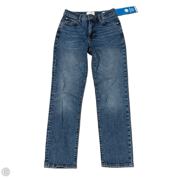 Jeans Straight By Frame In Blue, Size: 0