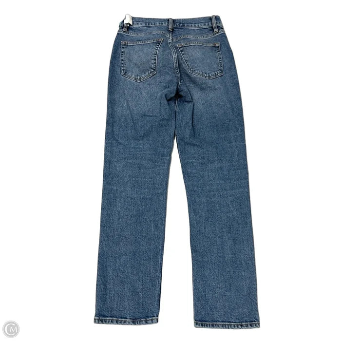 Jeans Straight By Frame In Blue, Size: 0