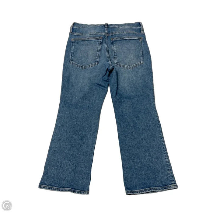 Jeans Straight By Madewell In Blue Denim, Size: 10