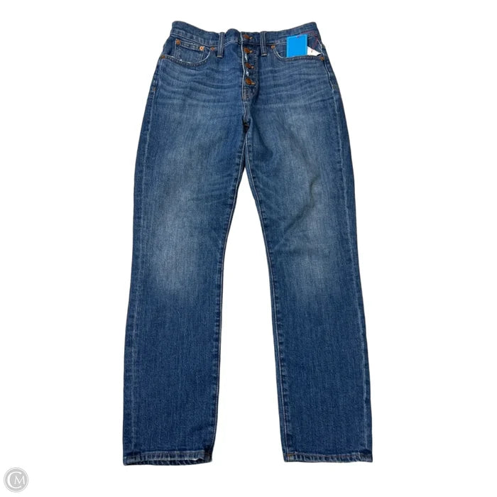Jeans Straight By Madewell In Blue, Size: 6