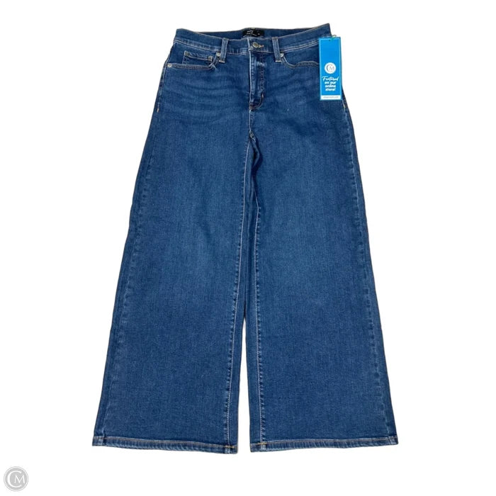 Jeans Wide Leg By Banana Republic In Blue, Size: 6