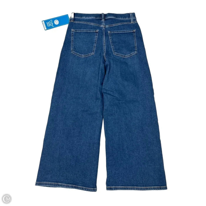 Jeans Wide Leg By Banana Republic In Blue, Size: 6