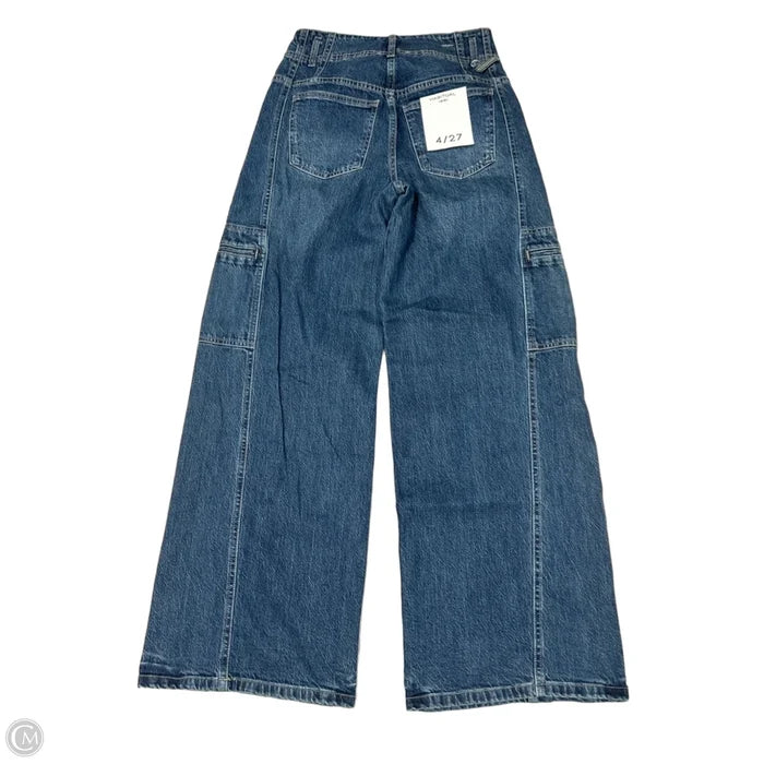 Jeans Wide Leg By Habitual In Blue, Size: 4