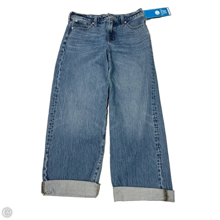 Jeans Wide Leg By J. Crew In Blue, Size: 4