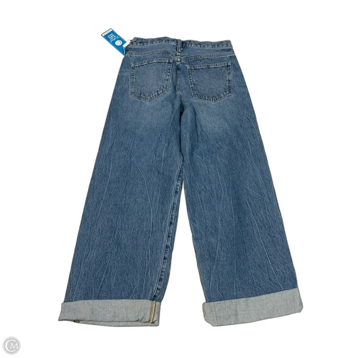 Jeans Wide Leg By J. Crew In Blue, Size: 4