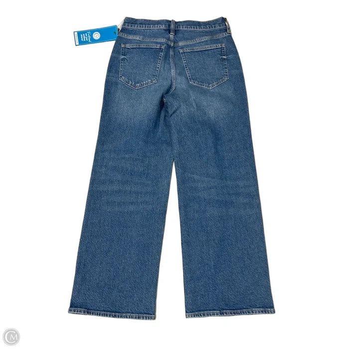 Jeans Wide Leg By J. Crew In Blue, Size: 4
