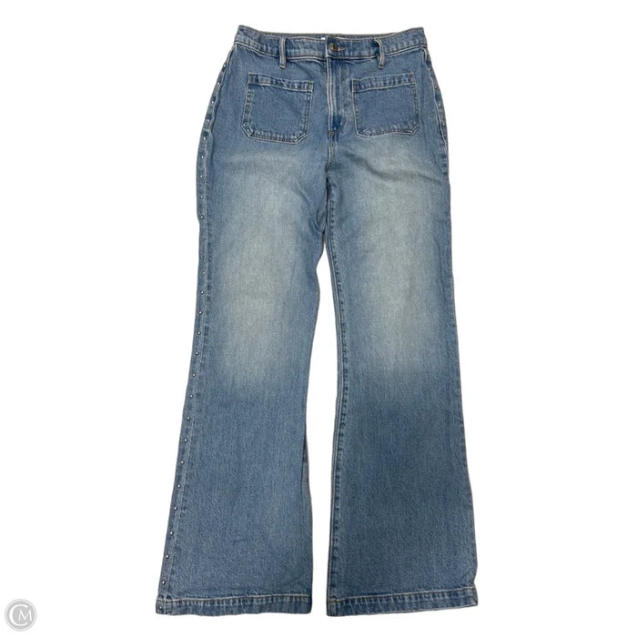 Jeans Wide Leg By Loft In Blue Denim, Size: 2