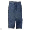Jeans Wide Leg By Rag And Bone In Blue Denim, Size: 8
