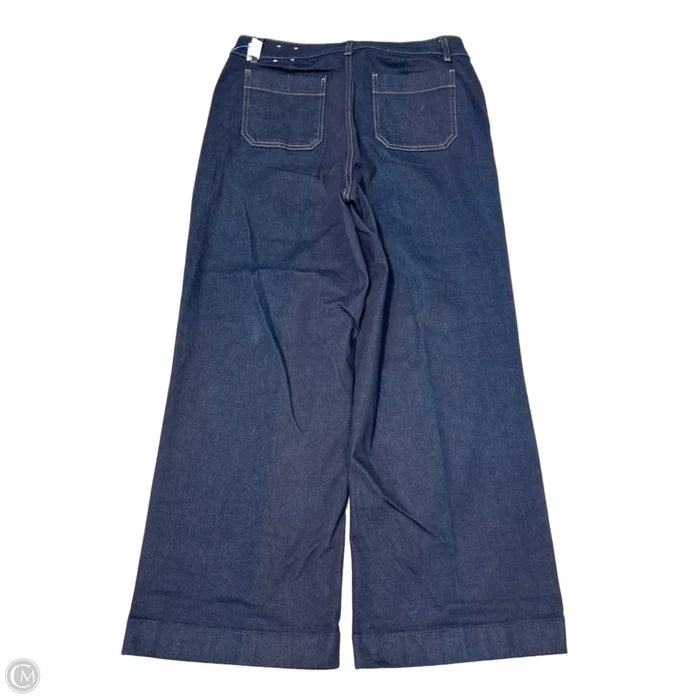 Jeans Wide Leg By Talbots In Blue Denim, Size: 14p
