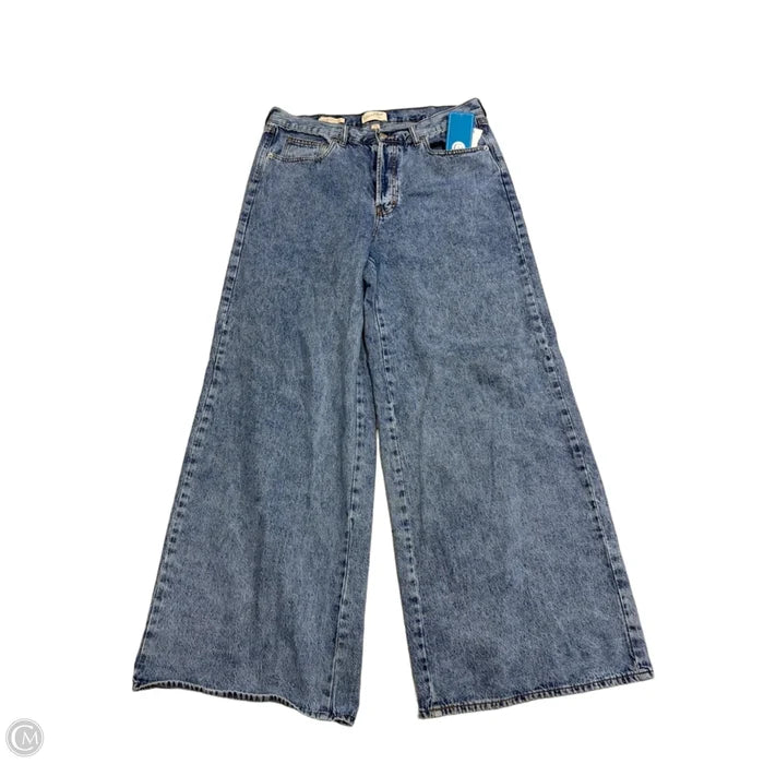 Jeans Wide Leg By Universal Thread In Blue Denim, Size: 12