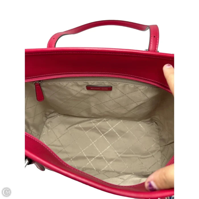 Michael Kors Jet Set Large Printed Signature Logo Designer Tote