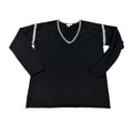 Johnny Was Whipstitch Sweater In Black, Size: S