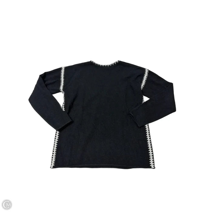 Johnny Was Whipstitch Sweater In Black, Size: S