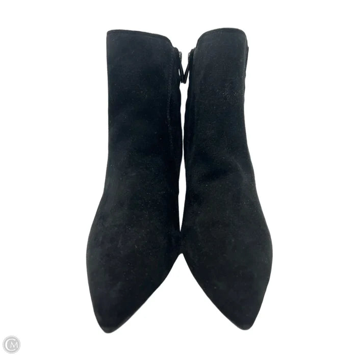 Like New! Boots Ankle Heels By Steve Madden In Black, Size: 9