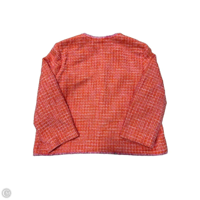 New! Blazer By J. Jill In Orange & Pink, Size: Lp