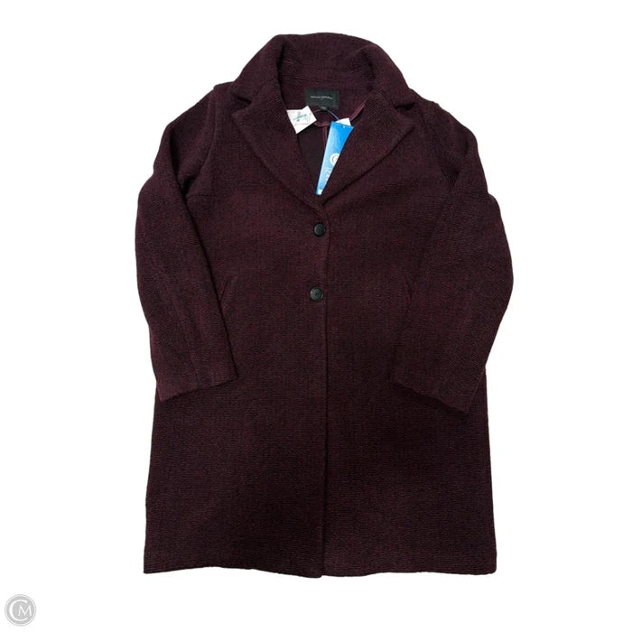 New! Coat Peacoat By Banana Republic In Maroon, Size: L