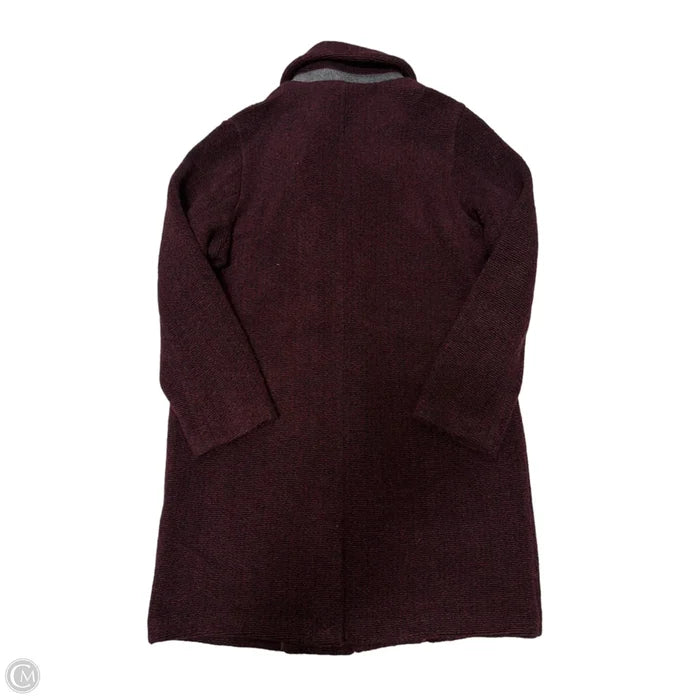 New! Coat Peacoat By Banana Republic In Maroon, Size: L