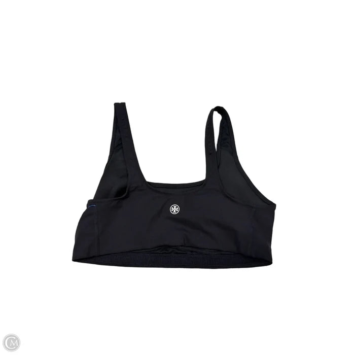 New! Compression Scoop Bra By Tory Burch In Black, Size: Xl