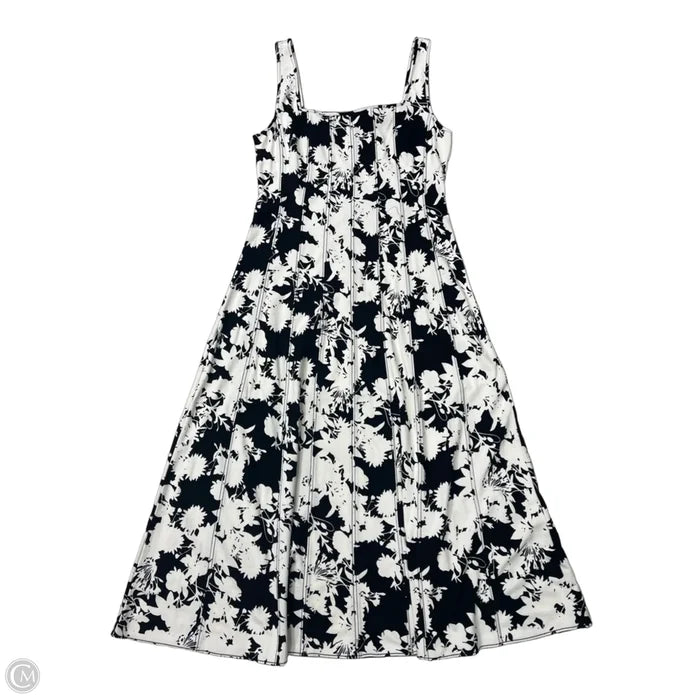 New! Dress Casual Maxi By Loft In Black & White, Size: M