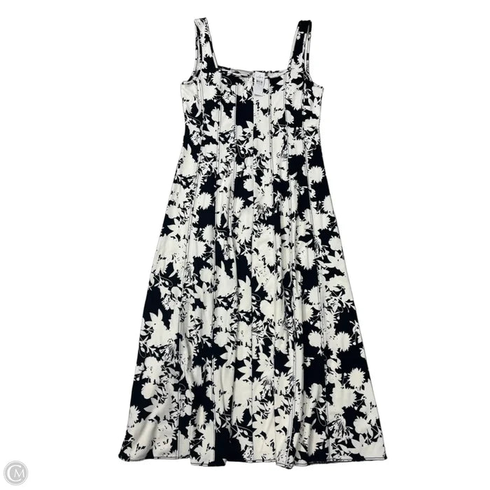 New! Dress Casual Maxi By Loft In Black & White, Size: M