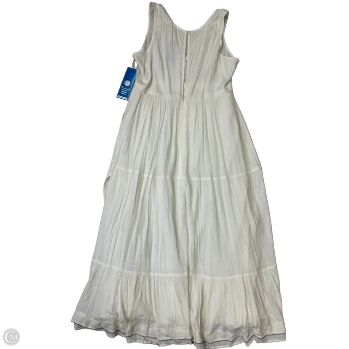 New! Dress Casual Maxi By Lulu In Green & White, Size: 1x