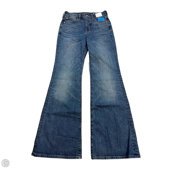 New! Jeans Flared By J. Crew In Blue Denim, Size: 0
