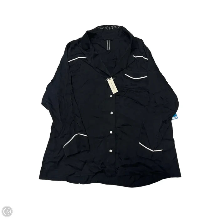 New! Pajama Top Long Sleeve By Anthropologie In Black, Size: S