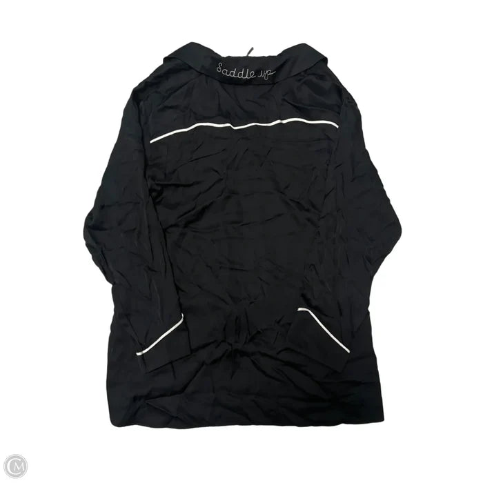 New! Pajama Top Long Sleeve By Anthropologie In Black, Size: S