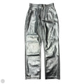 New! Pants Wide Leg By Abercrombie And Fitch In Silver, Size: 4p