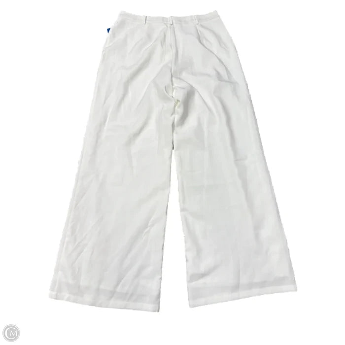 New! Pants Wide Leg By Commense In White, Size: Xl