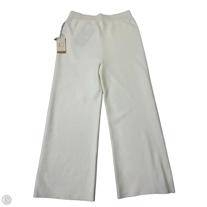 New! Pants Wide Leg By Cyrus Knits In White, Size: M