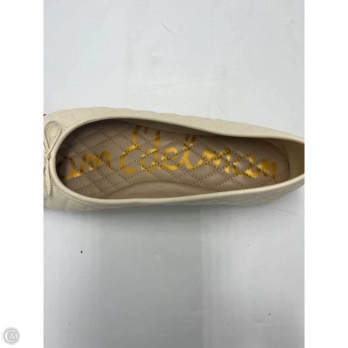 New! Sam Edelman Marilyn Leather Ballet Shoes In Black & Tan, Size: 8.5