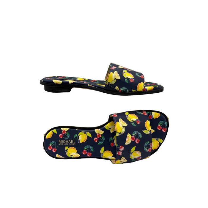New! Shoes Designer By Michael Kors In Nautical Print, Size: 7.5