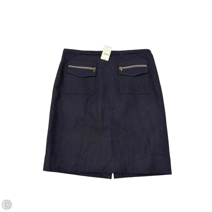 New! Skirt Midi By J. Crew In Navy, Size: 10