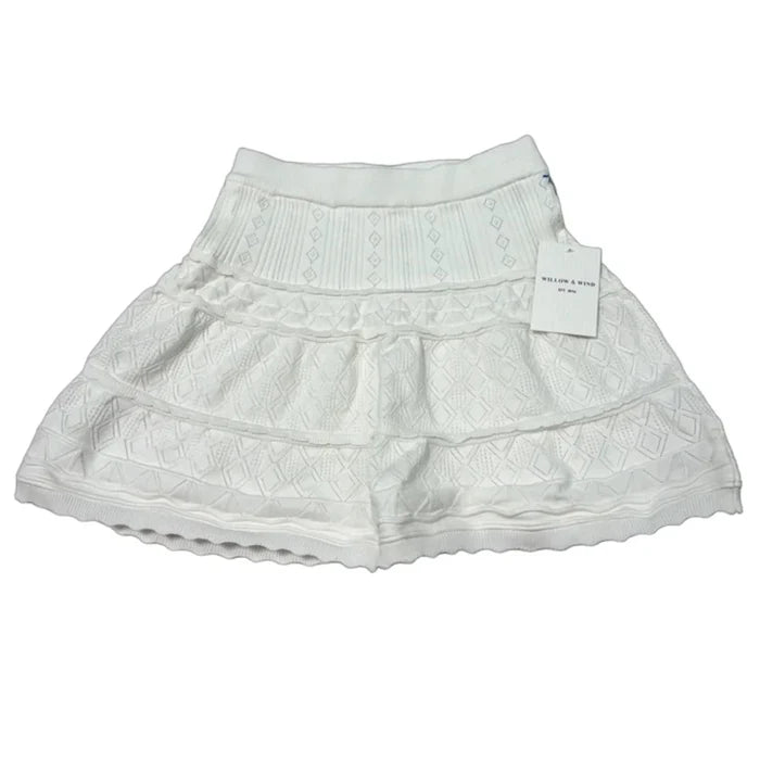 New! Skirt Mini & Short By Willow & Wind In White, Size: M