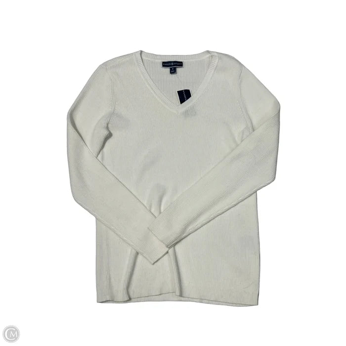 New! Sweater By Karen Scott In White, Size: M