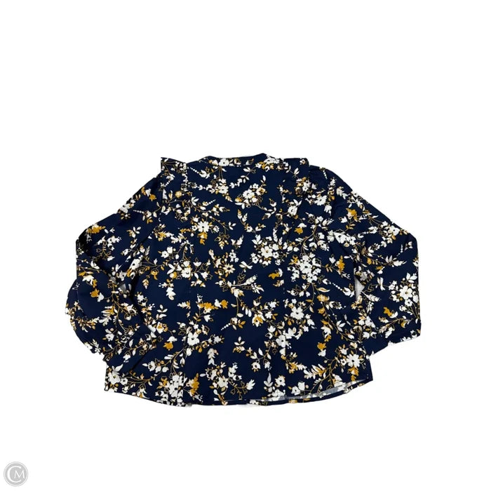 New! Top Long Sleeve By J. Crew In Navy, Size: Xxl
