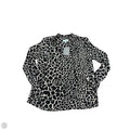 New! Top Long Sleeve By Veronica M In Black & Cream, Size: Xs