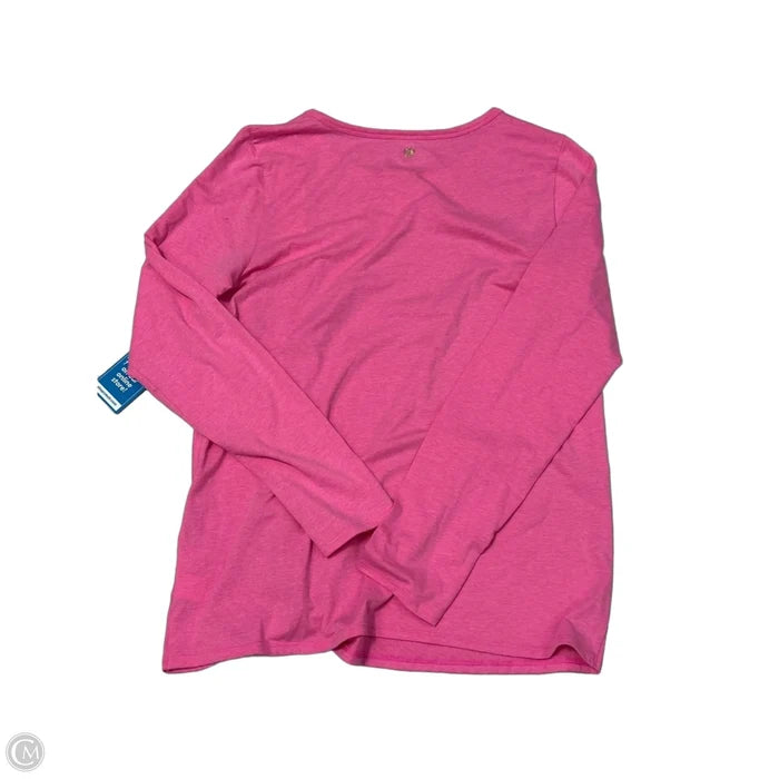 New! Top Long Sleeve Designer By Lilly Pulitzer In Pink, Size: Xl