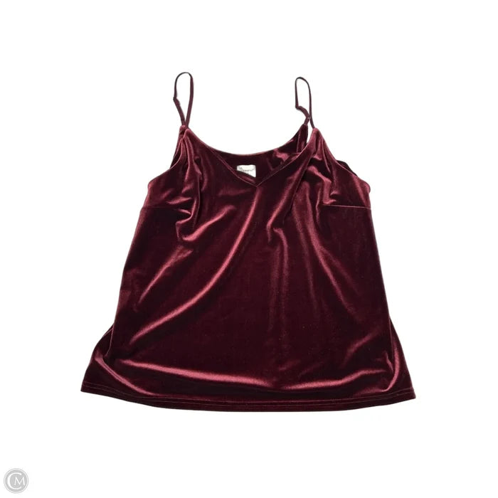 New! Top Sleeveless By A New Day In Maroon, Size: M