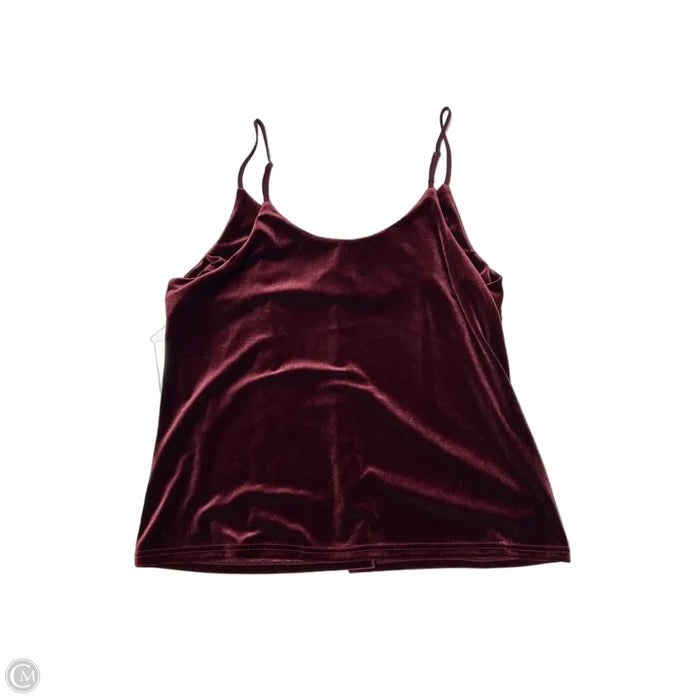 New! Top Sleeveless By A New Day In Maroon, Size: M