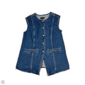 New! Vest Top Sleeveless By Talbots In Blue Denim, Size: M