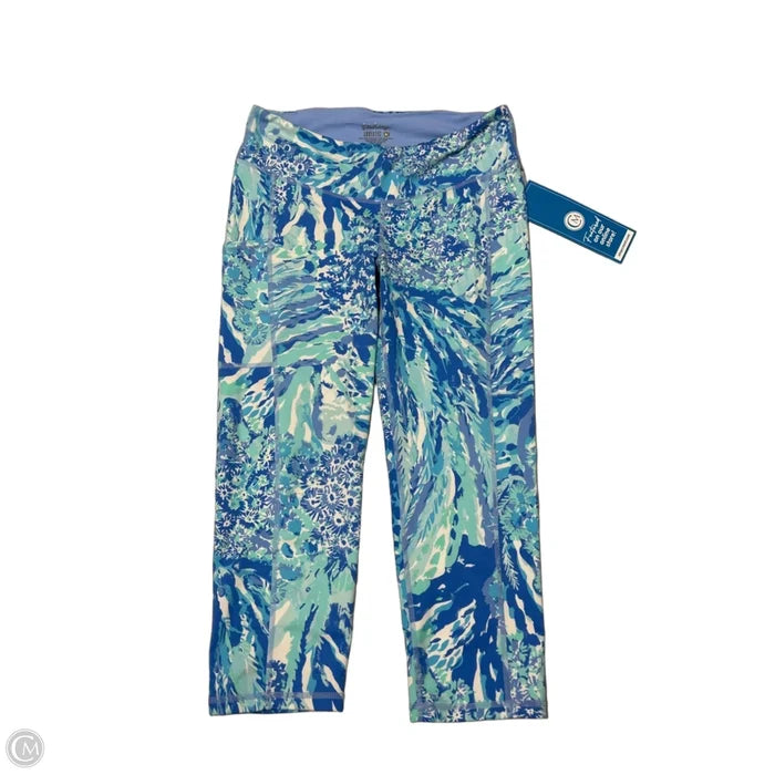 Pants Designer By Lilly Pulitzer In Blue & White, Size: M